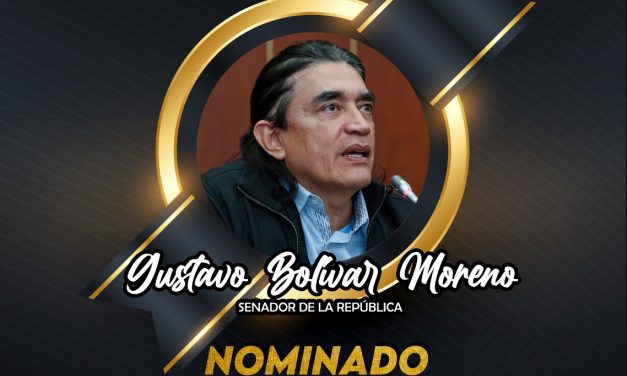 Gustavo Bolivar Moreno recibirá el Premio Politika » Gestión y Liderazgo como mejor Senador del Pacto Histórico»