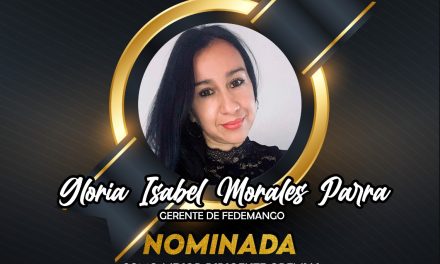 GLORIA ISABEL MORALES GERENTE DE FEDEMANGO recibirá el premio Polítika 2022 por su Gestión Y Liderazgo