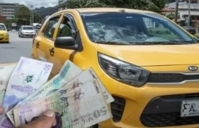 Bono de compensación para taxistas por precio de la gasolina estaría entre 80 y 100 mil pesos mensuales