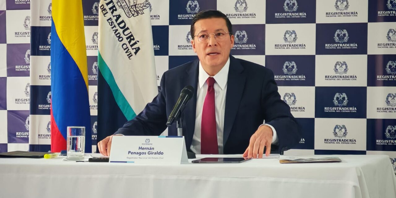 «Acudiré a órganos competentes por acusación de que estoy cometiendo delitos»: Registrador Penagos