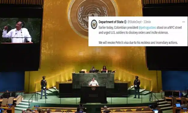 EE.UU. revoca visa al presidente Petro tras discurso en protesta en Nueva York y acciones imprudentes e incendiarias