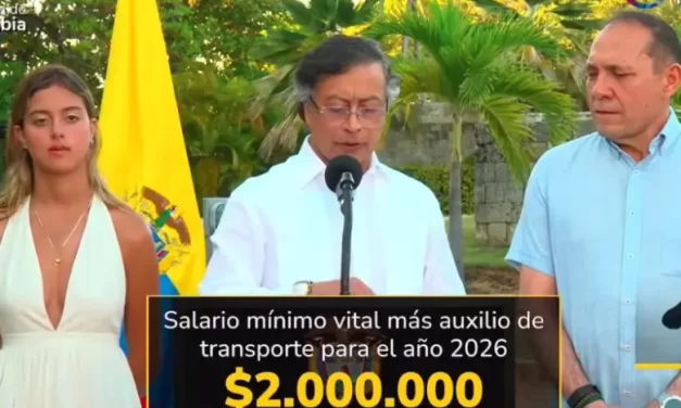 Petro decreta alza del 23,78% para el salario mínimo en 2026, ¿en cuánto quedó?