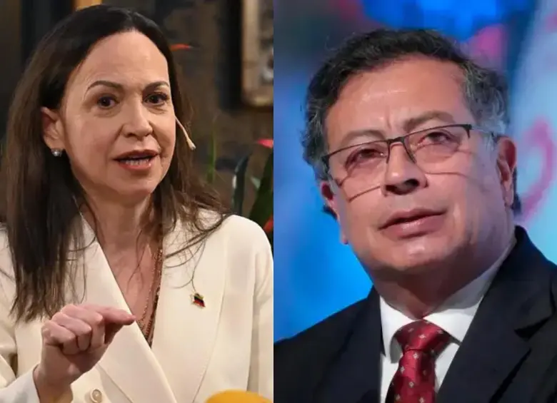 El fuerte reclamo de María Corina Machado a Gustavo Petro: “No promueva la violencia en Venezuela”
