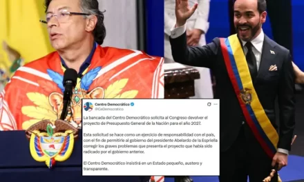Centro Democrático pide devolver presupuesto de Petro para que De la Espriella lo ajuste